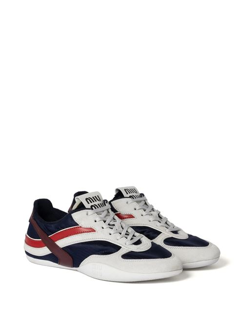 Gymnasium sneakers in technical fabric and suede leather MIU MIU | 5E428EF-A00571LF001Z